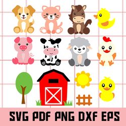 farm animal svg, farm animal clipart, farm animal vector, farm animal png, farm animal eps, farm animal dxf, farm animal