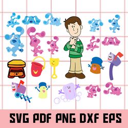 blue's clues svg bundle, blue's clues clipart, blue's clues vector, blue's clues png, blue's clues eps, blue's clues dxf