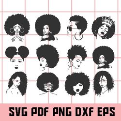 afro silhouette , afro queen svg, afro woman clipart, afro woman vector, afro queen clipart, afro woman png, afro queen