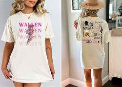 Comfort Colors, Vintage Wallen Western T-shirt, Trendy tee, Cowgirl Country Shirt, Wallen Western T-Shirt, Retro Cowboy