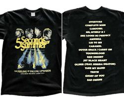 5 seconds of summer songs shirt, v1 y2k merch vintage the show 2023 tour 5 seconds of summer sweatshirt 5sos 2023 gift