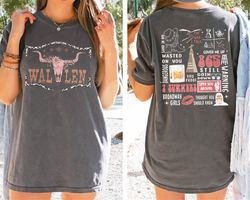 comfort colors vintage wallen western shirt, wallen western shirt cowgirl shirt western tee cowgirl country shirt, retro