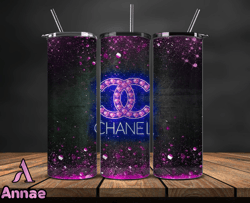 chanell  tumbler wrap, chanel tumbler png, chanel logo, luxury tumbler wraps, logo fashion design 42