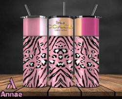 coach  tumbler wrap, coach tumbler png, coach logo, luxury tumbler wraps, logo fashion design 48