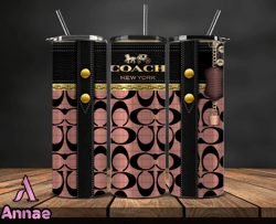 coach  tumbler wrap, coach tumbler png, coach logo, luxury tumbler wraps, logo fashion design 94