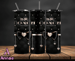 coach  tumbler wrap, coach tumbler png, coach logo, luxury tumbler wraps, logo fashion design 111