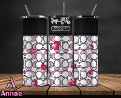 coach  tumbler wrap, coach tumbler png, coach logo, luxury tumbler wraps, logo fashion design 132