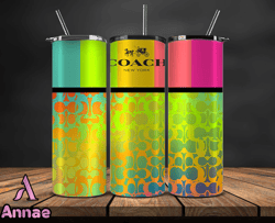 coach  tumbler wrap, coach tumbler png, coach logo, luxury tumbler wraps, logo fashion design 151