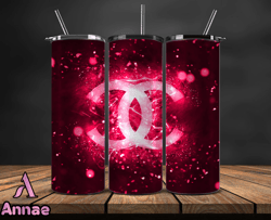 chanell  tumbler wrap, chanel tumbler png, chanel logo, luxury tumbler wraps, logo fashion design 165