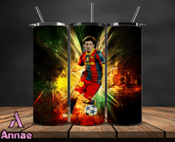 lionel  messi tumbler wrap ,messi skinny tumbler wrap png, design by annae store  04