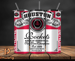 houston rockets tumbler wrap, basketball design,nba teams,nba sports,nba tumbler wrap,nba ds-37