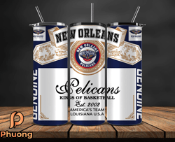 new orleans pelicans tumbler wrap, basketball design,nba teams,nba sports,nba tumbler wrap,nba ds-60