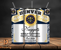 denver nuggets tumbler wrap, basketball design,nba teams,nba sports,nba tumbler wrap,nba ds-55