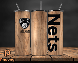 brooklyn nets tumbler wrap, basketball design,nba teams,nba sports,nba tumbler wrap,nba ds-72