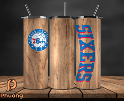 philadelphia 76ers tumbler wrap, basketball design,nba teams,nba sports,nba tumbler wrap,nba ds-80