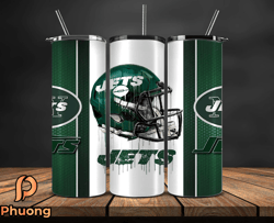 new york jets tumbler wrap, nfl logo tumbler png, nfl design png-17