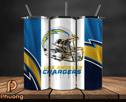 los angeles chargers tumbler wrap, nfl logo tumbler png, nfl design png-12