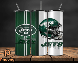 new york jets tumbler wrap, nfl logo tumbler png, nfl design png-38