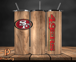 san francisco 49ers tumbler wrap, nfl logo tumbler png, nfl design png-70