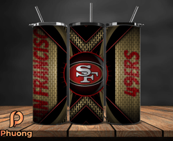 san francisco 49ers tumbler wrap, nfl logo tumbler png, nfl design png-95