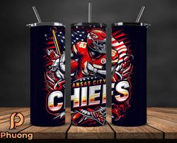 kansas city chiefs tumbler wrap, american football tumbler png -31