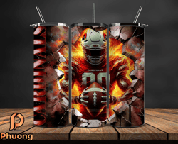 arizona cardinals cracked holetumbler wraps, , nfl logo,, nfl sports, nfl design png, design by phuong store  08