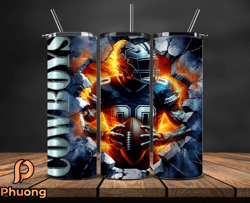 dallas cowboys cracked holetumbler wraps, , nfl logo,, nfl sports, nfl design png, design by phuong store  13