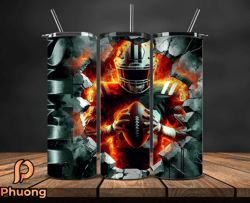 new york jets cracked holetumbler wraps, , nfl logo,, nfl sports, nfl design png, design by phuong store  19