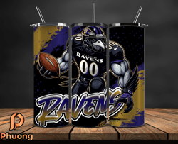 baltimore ravens tumbler wrap, nfl teams,nfl logo football, logo tumbler png, design by phuong store 03