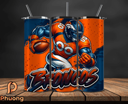 denver broncos tumbler wrap, nfl teams,nfl logo football, logo tumbler png, design by phuong store 10