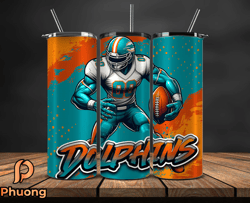 miami dolphins tumbler wrap, nfl teams,nfl logo football, logo tumbler png, design by phuong store 20