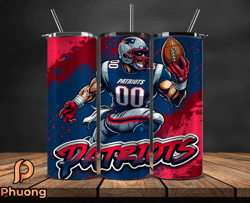 new england patriots tumbler wrap, nfl teams,nfl logo football, logo tumbler png, design by phuong store 22