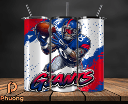 new york giants tumbler wrap, nfl teams,nfl logo football, logo tumbler png, design by phuong store 24