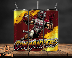 washington commanders tumbler wrap, nfl teams,nfl logo football, logo tumbler png, design by phuong store 32