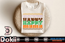 happy happy happy mama, mother day png, mother day png design 288