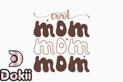 cool mom retro mothers day svg design 349