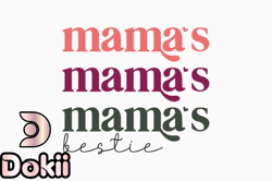 mama, mother day png, mother day pngs bestie retro mothers day design 354