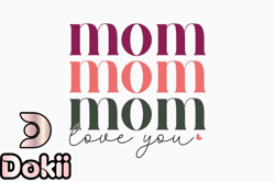 mom love you retro mothers day svg design 360