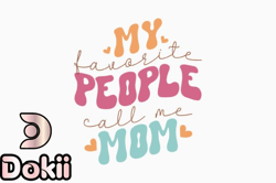my favorite people retro mothers day svg design 365