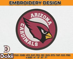 arizona cardinals embroidery designs, nfl logo embroidery, machine embroidery digital - 04 by dokii