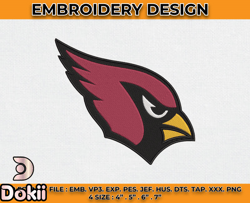 arizona cardinals embroidery designs, nfl logo embroidery, machine embroidery digital - 06 by dokii