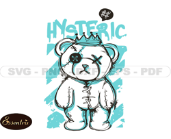 teddy bear stretwear, teddy bear tshirt design, streetwear teddy bear png, urban, dtg, dtf 106