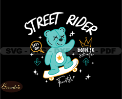 teddy bear stretwear, teddy bear tshirt design, streetwear teddy bear png, urban, dtg, dtf 113