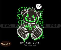 stay cool teddy bear stretwear, teddy bear tshirt design, streetwear teddy bear png, urban, dtg, dtf 114