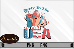 4th of july retro png sublimation design 14