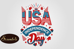 4th of july png design 30