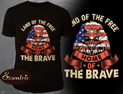 land of the free home of the brave design 49