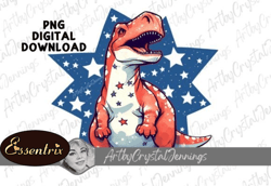 american dinosaur 4th of july design png design 35