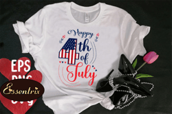 happy 4th of july t-shirt design design 02