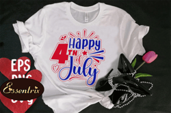 happy 4th of july t-shirt design design 04